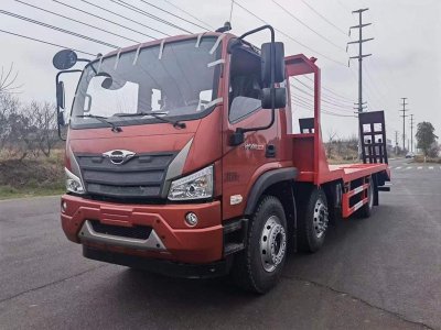 國六福田小三軸平闆運輸車