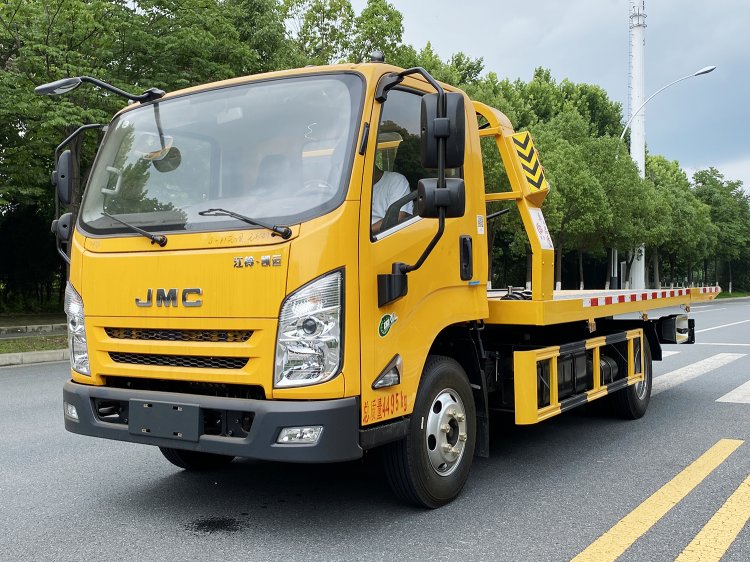 國六江鈴凱運藍牌一體闆清障車