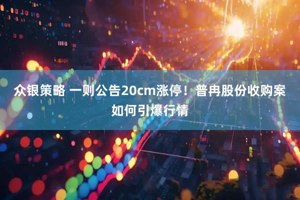众银策略 一则公告20cm涨停！普冉股份收购案如何引爆行情