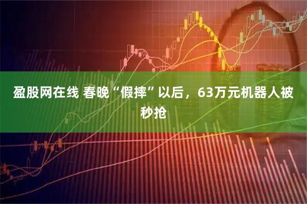盈股网在线 春晚“假摔”以后，63万元机器人被秒抢